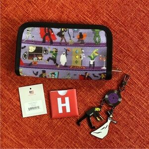 Harvey’s Modster 60’s Monster Mash Frankenstein Bride Seatbelt Wallet Keychain